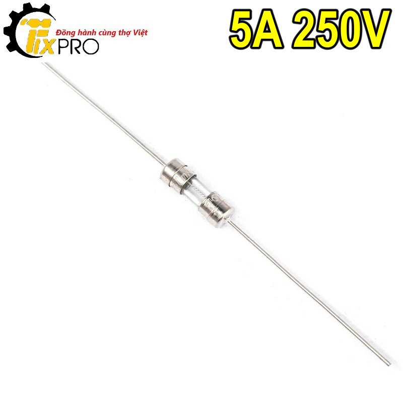 Cầu chì chân cắm 5A 250V 3.6x10mm.