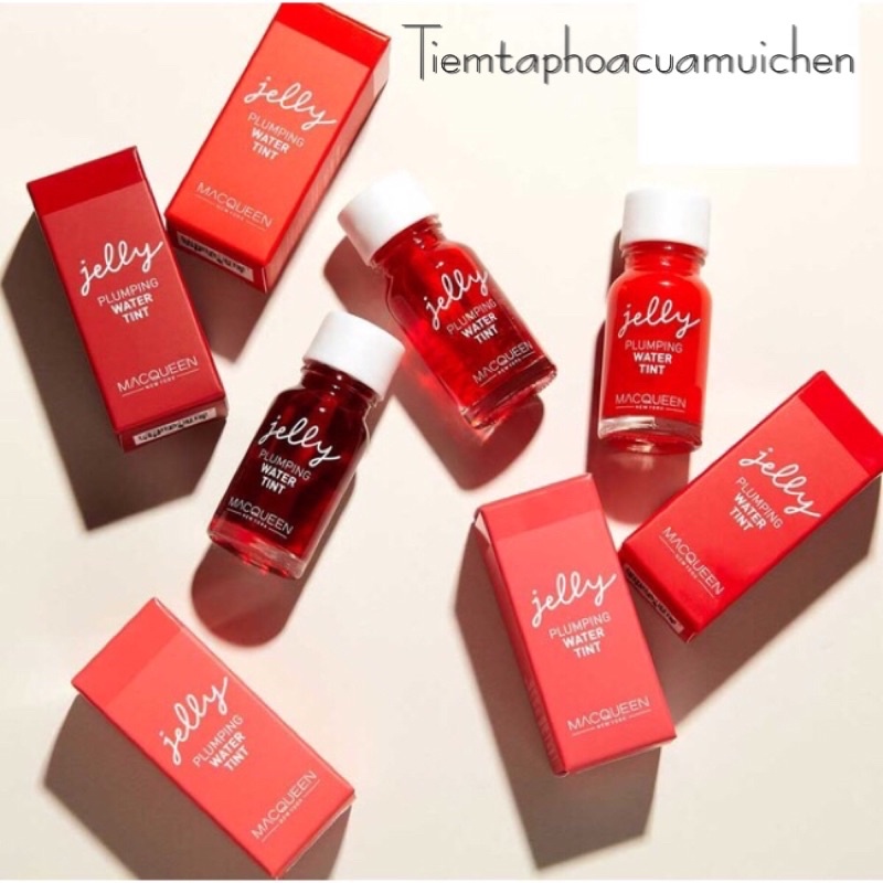 [New] Son Tint “Ẩm Mịn” Siêu Xinh MACQUEEN NEWYORK jelly PLUMPING WATER TINT