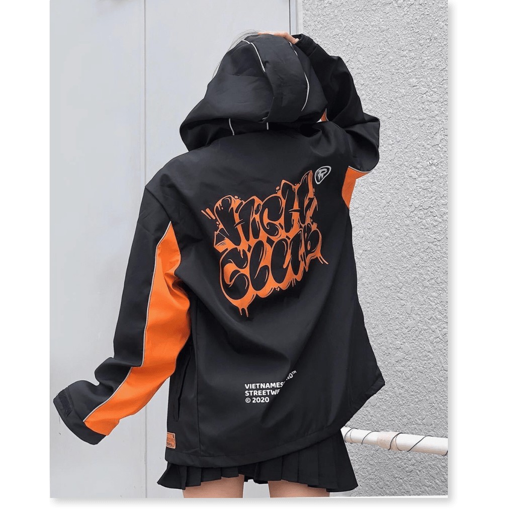 Áo khoác dù nam nữ chống nắng in chữ Club, có nón,(L dưới 65Kg,XL dưới 75Kg), form chuẩn phong cách Hàn Quốc, áo khoác d | BigBuy360 - bigbuy360.vn