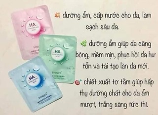 Mask H.A siêu cấp nước, dưỡng ẩm