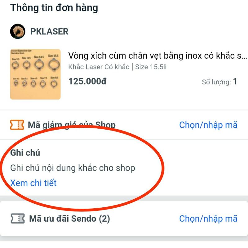 Combo vòng khóa và dây xích bằng inox 304 cho vẹt