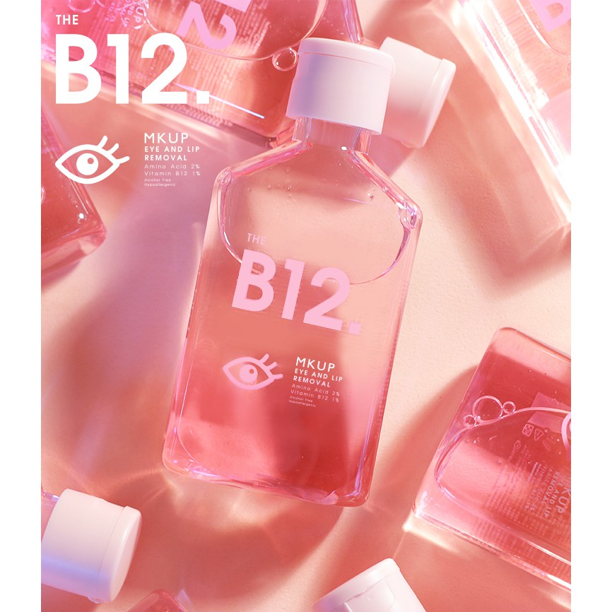 Tinh chất tẩy trang mắt môi chuyên biệt MKUP B12 Serum eye and lip remover 150ml | BigBuy360 - bigbuy360.vn