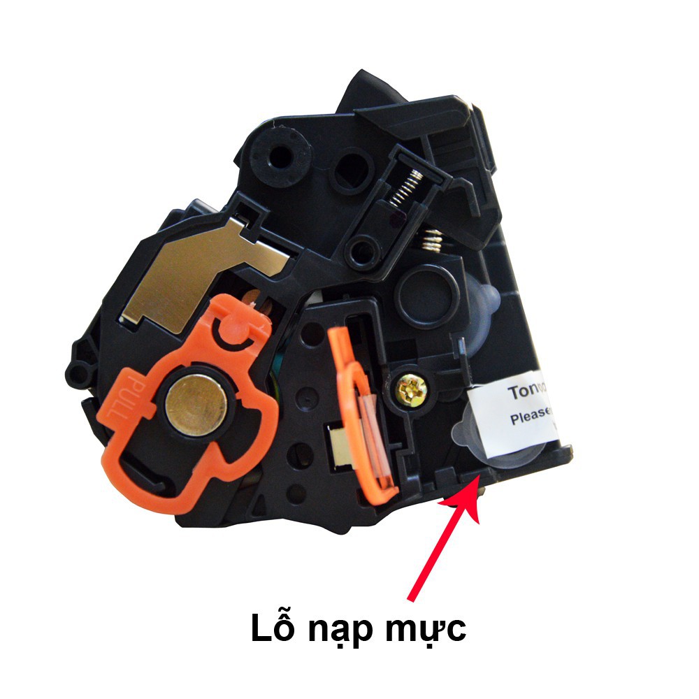 COMBO 1 Hộp Mực In 12A/Canon 2900 (Có Lỗ Đổ Mực), 2 Chai Mực Đổ Và 1 Cây Trống In 12A