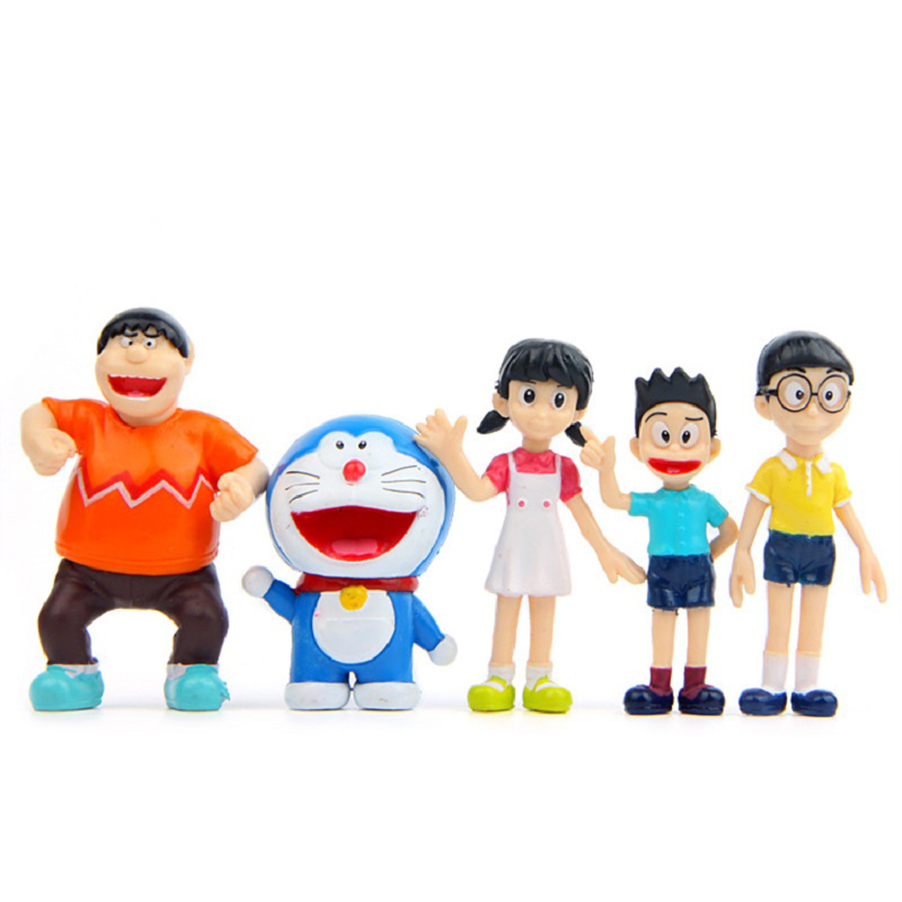 Set 5 Mô Hình Đồ Chơi Nhân Vật Trong Phim Hoạt Hình Doraemon