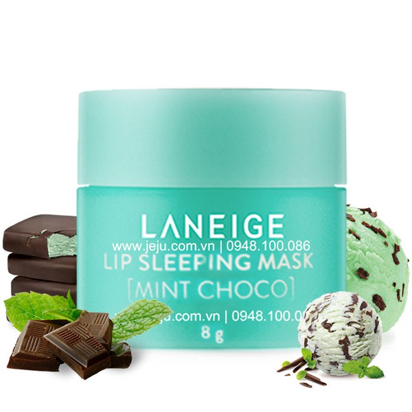 Set 4 mặt nạ ngủ môi Laneige Lip Sleeping Mask 8g