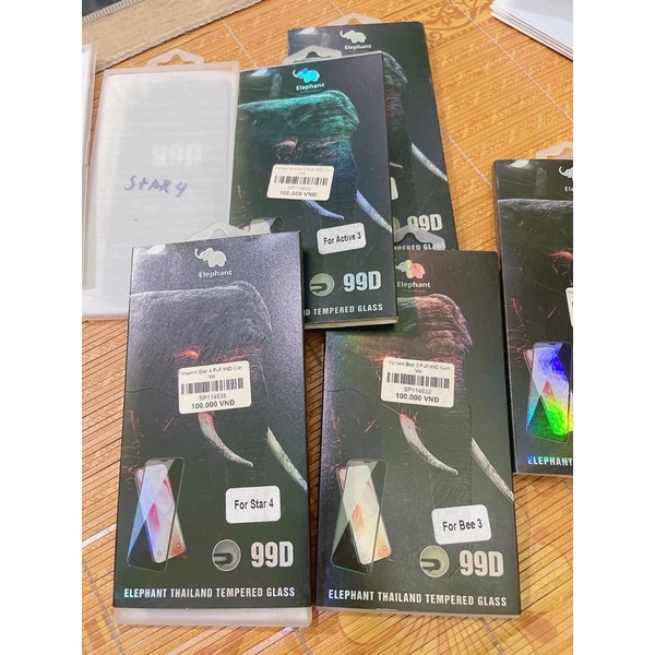 Kính cường lực full màn Vsmart Star4 Active3 Star3 Bee3 Cao cấp KingKong Voi đóng hộp