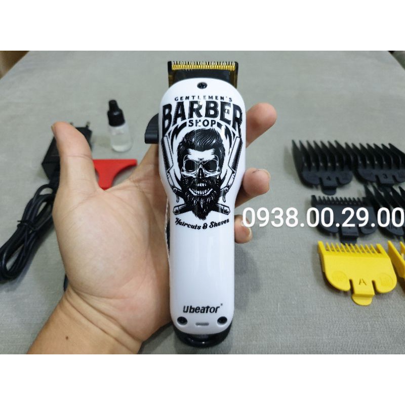 Tông Đơ Cắt Tóc Barber Shop, Tông Đơ Cắt Tóc Chuyên Nghiêp 2 Tốc Độ 15w.(Ảnh thật)