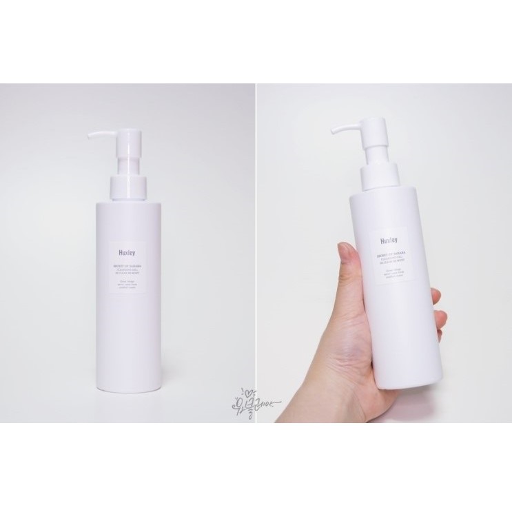 Gel Rửa Mặt &amp; Nước Tẩy Trang Dịu Nhẹ, Làm Sạch Sâu Huxley Cleansing Duo (Cleansing Water + Cleansing Gel)