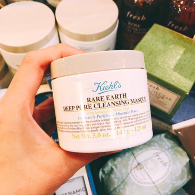 [Mã COS2405 giảm 8% đơn 300K] Mặt nạ đất sét Kiehl's Rare Earth Deep Pore Cleansing Masque 125ml