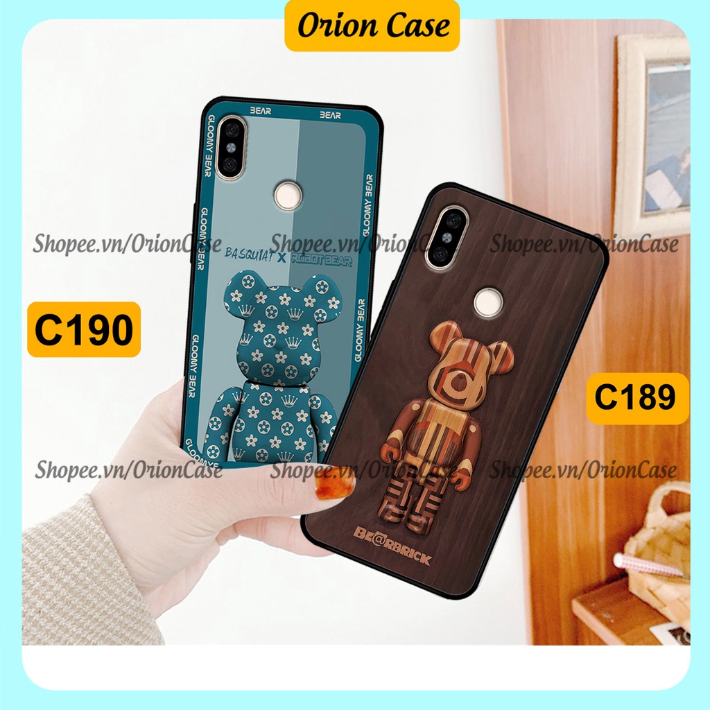 Ốp lưng Xiaomi Redmi Note 5 / Note 6 in hình bearbrick 3D thời trang, cá tính. ốp chống sốc, bền đẹp