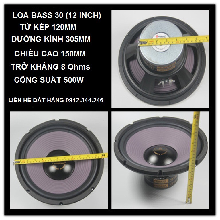 Loa Bass 30 Pioneer- giá 1 đôi