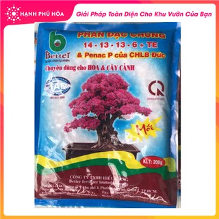 Phân Đặc Chủng Better 14-13-13-6 200g/Gói- Chuyên Hoa Và Cây Cảnh - Đâm Chồi, Phát Triển Cành Lá, Đẻ Nhánh