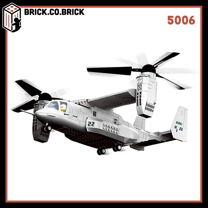 Mô hình Lắp ráp Máy bay quân đội Không chiến Hiện đại và Máy bay Phản lực Chiến đấu  Army 5005 5006