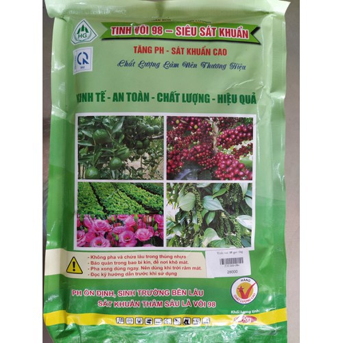Tinh vôi 98 - Siêu sát khuẩn 1kg431