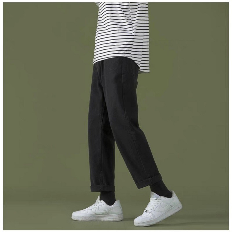 Quần Jeans, baggy jean đen nam ống suông, rộng, hottrend 2021 | BigBuy360 - bigbuy360.vn