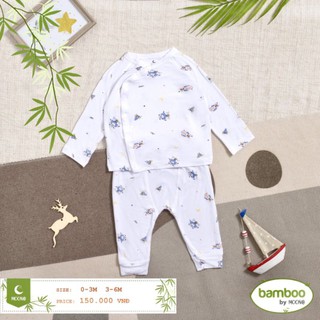Bộ sơ sinh dài tay chất Bamboo Moon