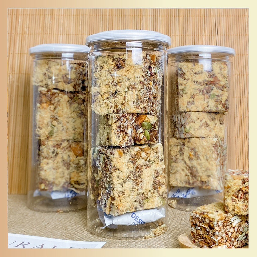 Thanh Gạo Lứt Ngũ Cốc Chà Bông Mana Food 250G