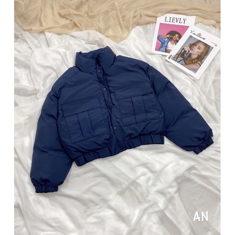 Áo phao túi hộp 3 màu