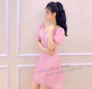 Đầm xinh eo tiểu thư
