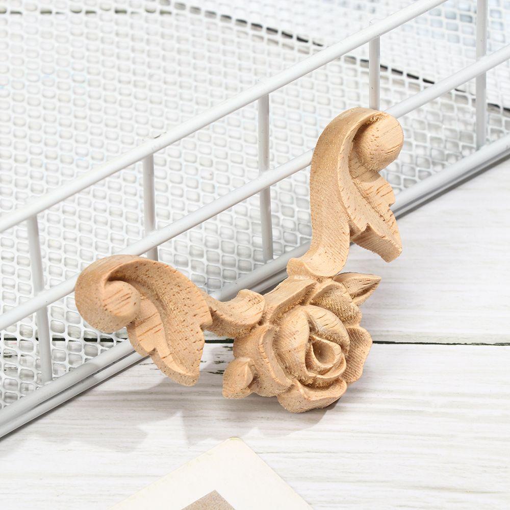 Miếng Dán Trang Trí Nội Thất Gỗ Chạm Khắc Hoa Văn Kiểu Châu Âu