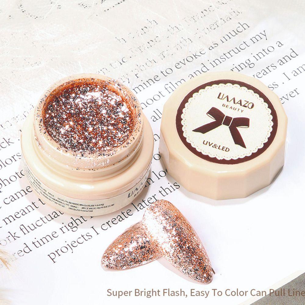 Sơn Móng Tay Gel Bạch Kim Bán Vĩnh Viễn UV Nghệ Thuật DIY