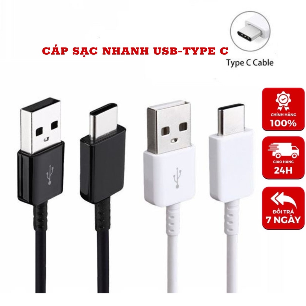 Dây cáp sạc nhanh chân type C cho các máy Đời Mới hiện nay samsung oppo vivo vsmart realme xiaomi