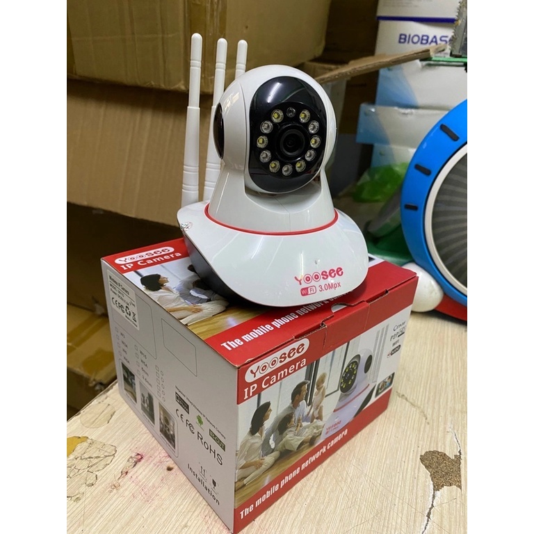 Camera Yoosee Full Hd Hồng Ngoại Quay Đêm 3 Râu 3.0
