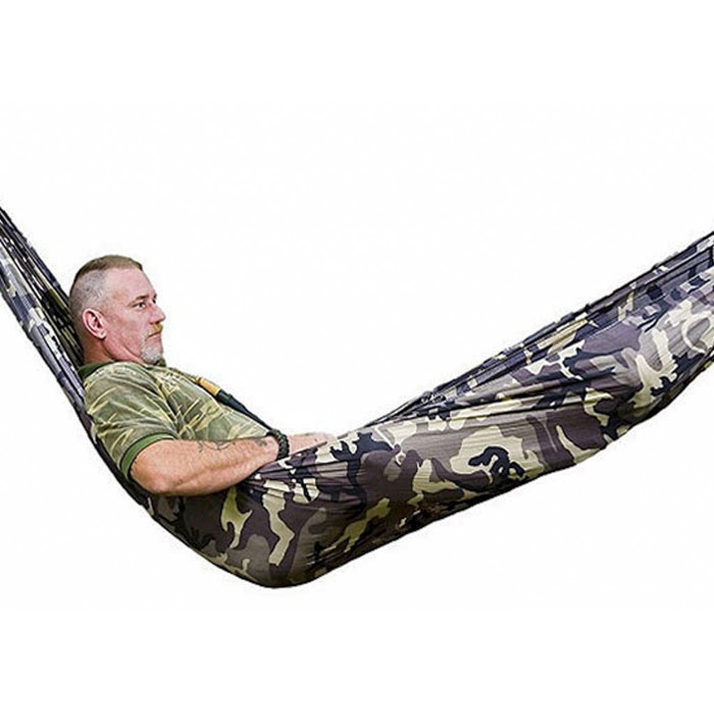 Võng dù 2 lớp họa tiết rằn ri kèm túi đựng