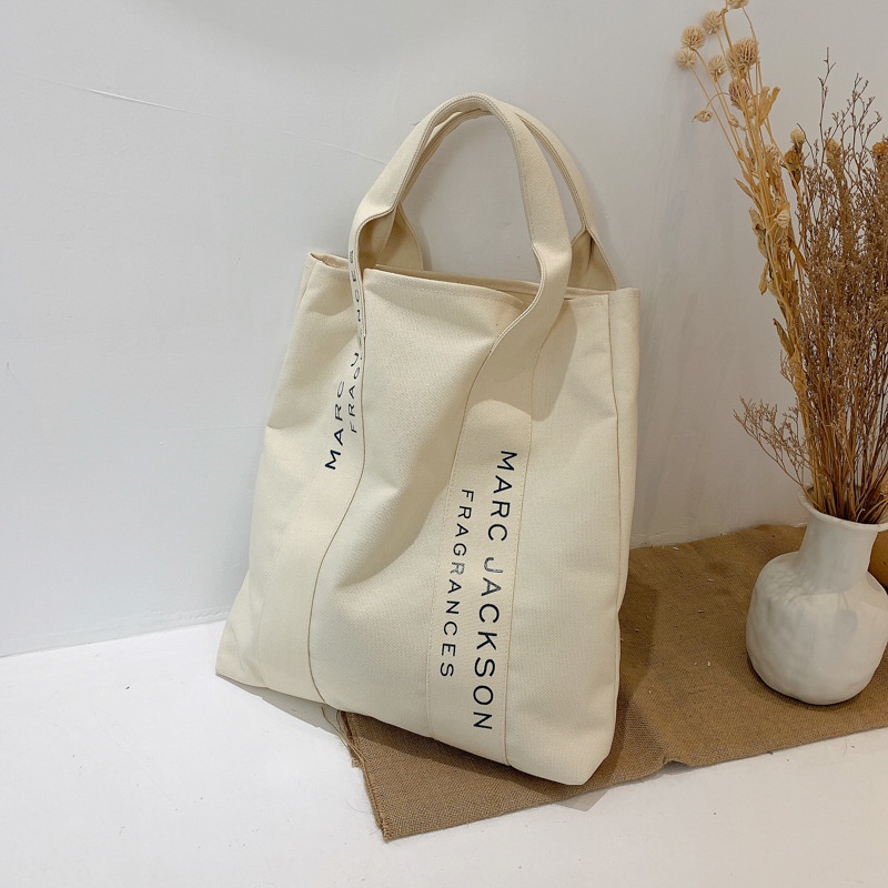 Túi vải in chữ IELGY thời trang cho nữ