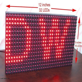 MODULE MA TRẬN P10 MÀU ĐỎ