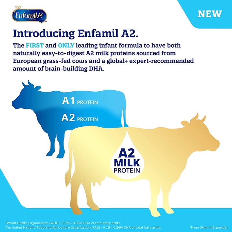 Sữa bột Enfamil A2 Premium Infant Formula dành cho bé từ 0-12 tháng