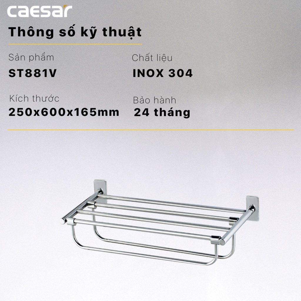 Giá Treo Khăn 2 Tầng - ST881V CAESAR