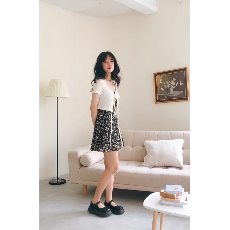 [Mã SKAMFA06 giảm 10% tối đa 50K đơn 0Đ] Naked By V - Váy hoa nhí chiffon Bara Dress | BigBuy360 - bigbuy360.vn