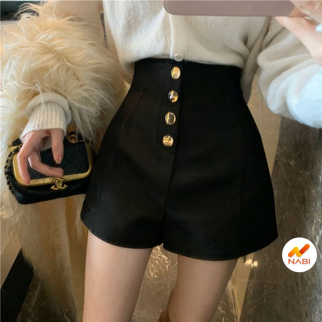Quần SoocFREESHIPQuần Đùi Nữ 4 Cúc Siêu Đẹp Hot Trend Siêu Sang Chảnh QN17