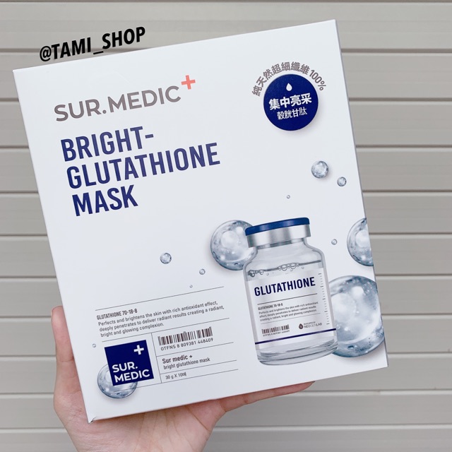 MẶT NẠ SUR.MEDIC+ BRIGHT - GLUTATHIONE MASK