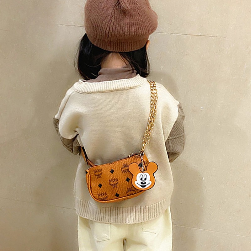 Túi Đeo Vai Thiết Kế Xinh Xắn Phong Cách Hàn Quốc Cho Bé Gái