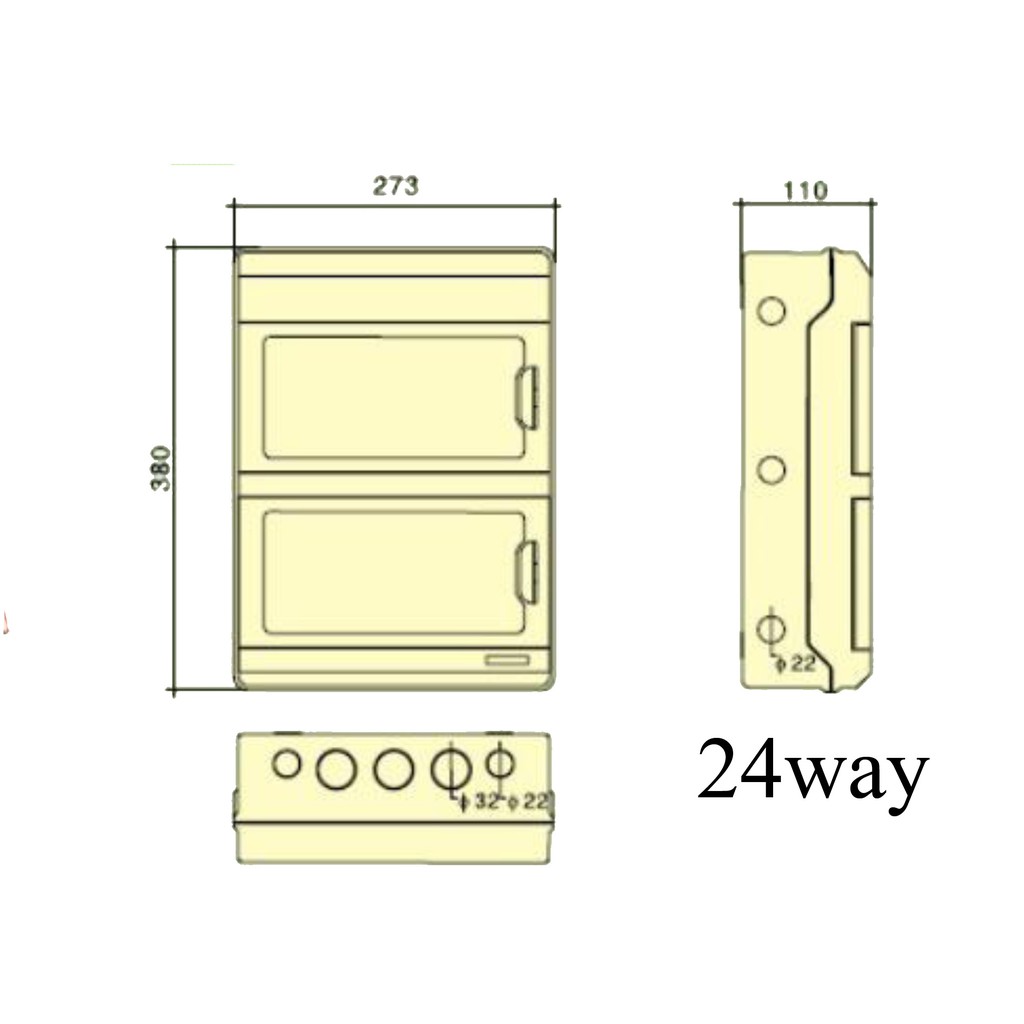 Tủ điện Suntree 24 đường