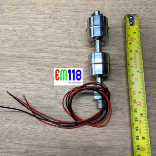 Công tắc phao điện đôi dài 100 - 120 ren M10 - 1/8 inch