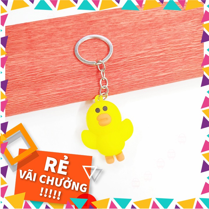 [HOT] (Sỉ 8k)Móc khóa Vịt vàng Line Friends [ẢNH THẬT]
