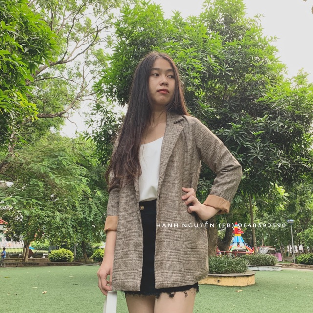 Áo khoác ulzzang - Áo Blazer thời trang công sở thanh lịch