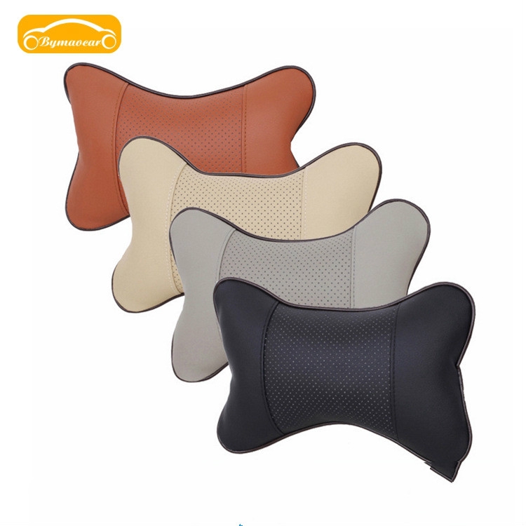 Car Bone Pillow Car PU Headrest