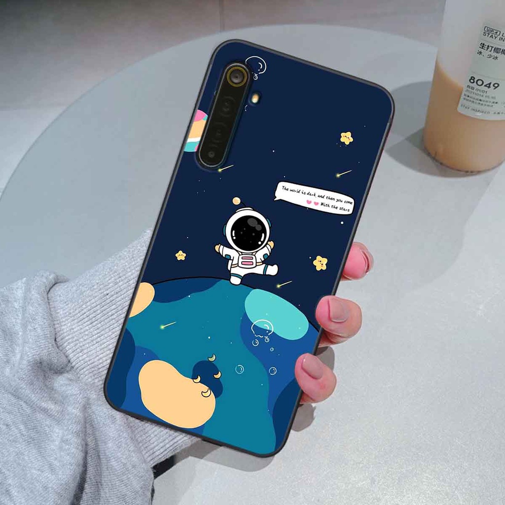 Ốp Realme 6 / 6 Pro in hình vũ trụ, phi hành gia bầu trời cute dễ thương