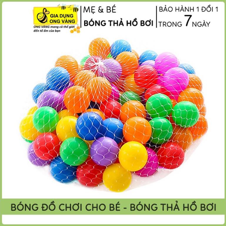 [ giảm giá sốc ] Set Bóng Nhựa Đồ Chơi Cho Bé, Bóng Nhựa Nhà Bóng, Hồ Bơi - An Toàn Cho Bé