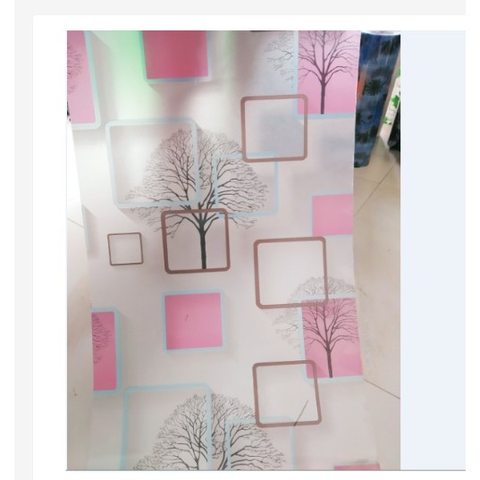 Cuộn 5m giấy dán kính ô vuông cây hồng - khổ rộng 45cm | BigBuy360 - bigbuy360.vn