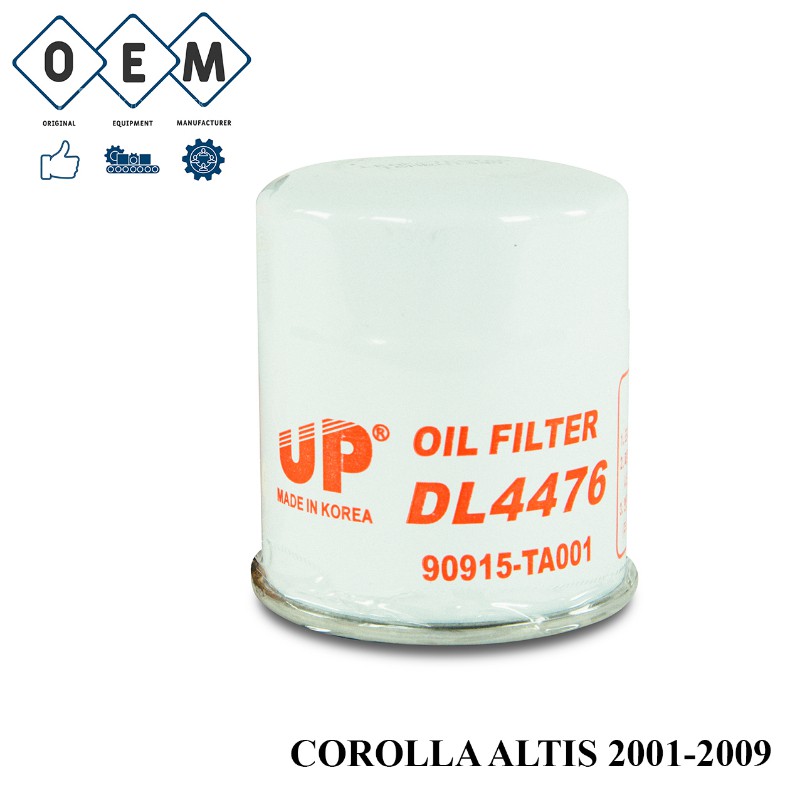 Lọc dầu động cơ xe ô tô TOYOTA COROLLA ALTIS đời 2001-2009
