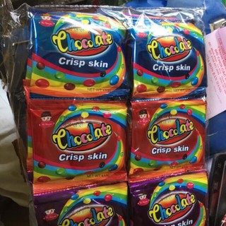 Kẹo viên socola crisp skin ( 30 gói)