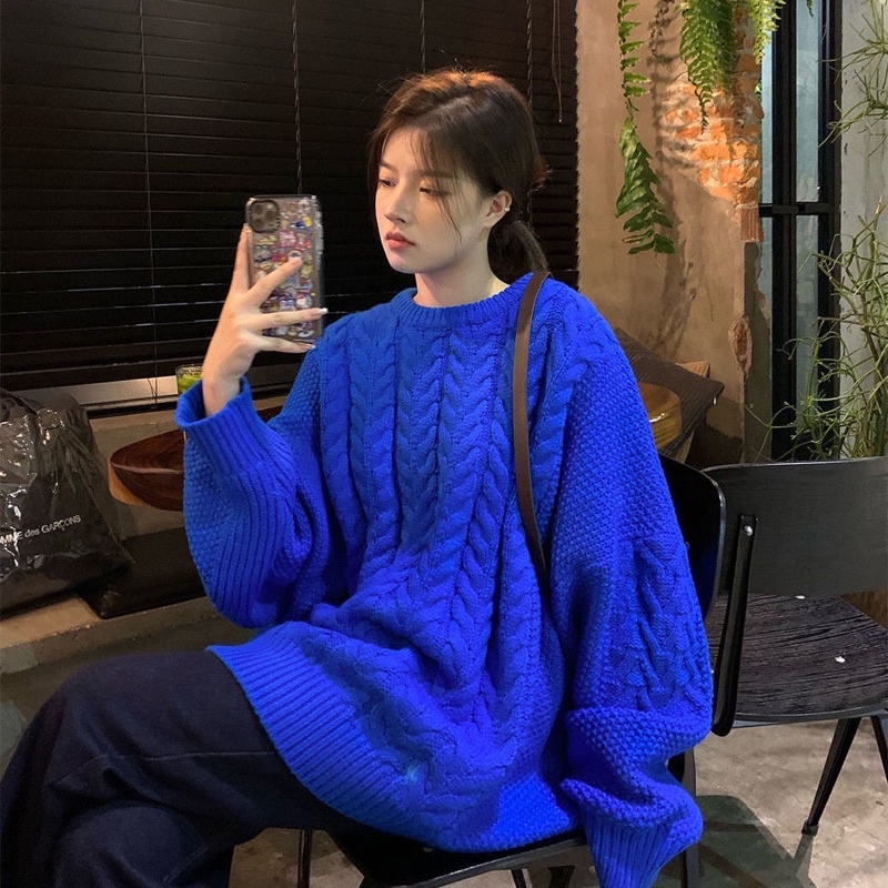 Áo len sweater thu đông 4 màu phong cách ulzzang