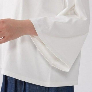 Áo thun dáng crop pullover one size Muji