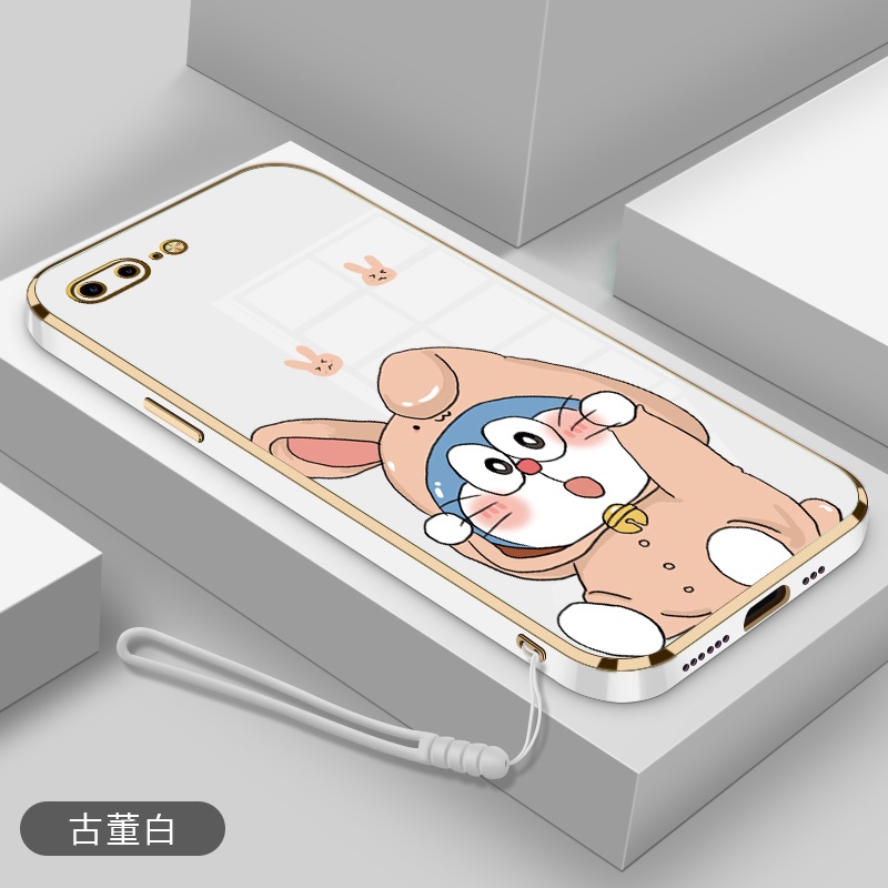Ốp Điện Thoại Mềm Hình Doraemon Thỏ Hoạt Hình Cho iPhone xr xs max iPhone 7 plus 8plus iPhone 6 6plus i6 6s 7 8 se2 se3