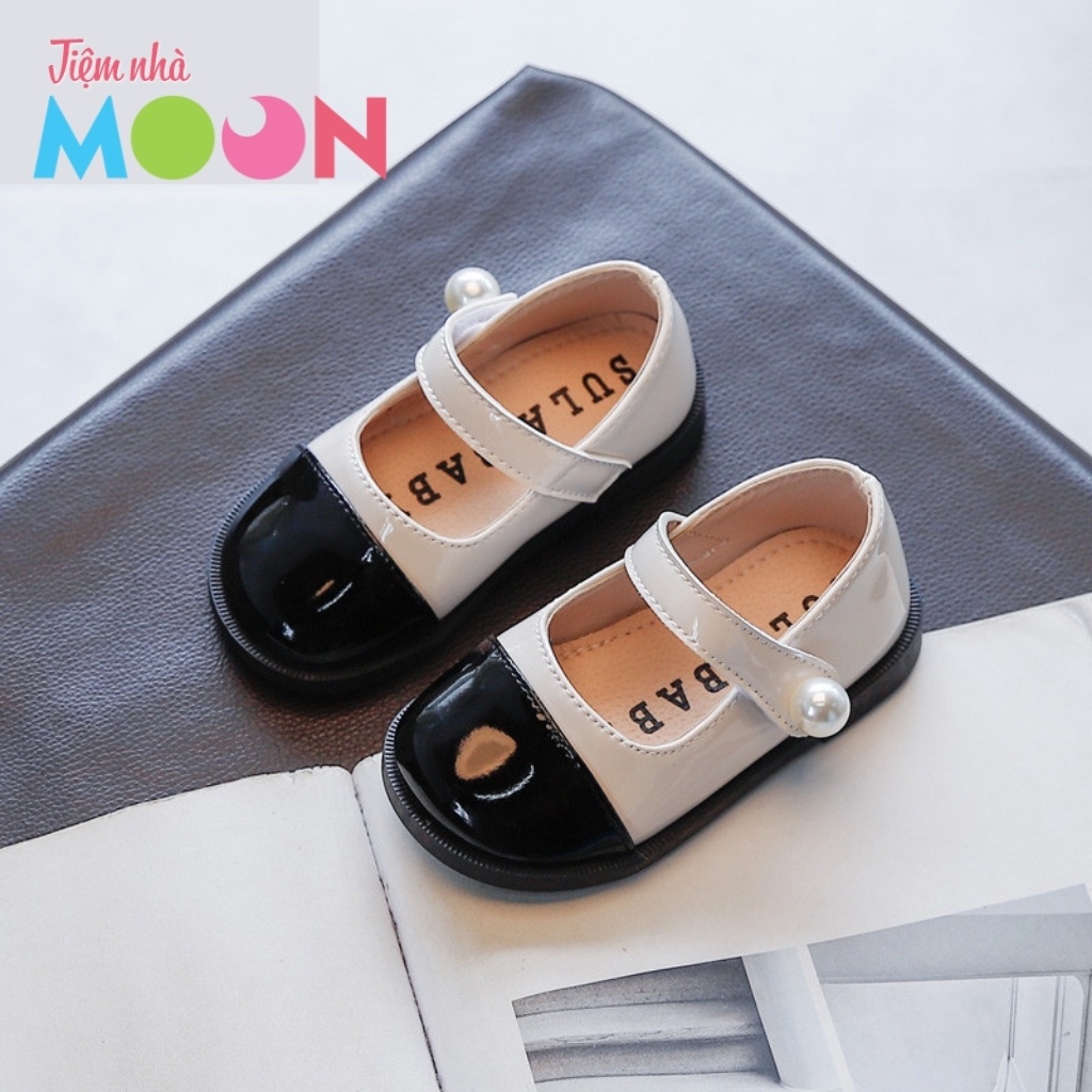 Giày búp bê bé gái - Giày búp bê đính ngọc dễ thương cho bé gái - TIỆM NHÀ MOON